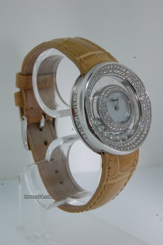 replica Chopard Happy Diamonds WHITE GOLD WATCHES 1