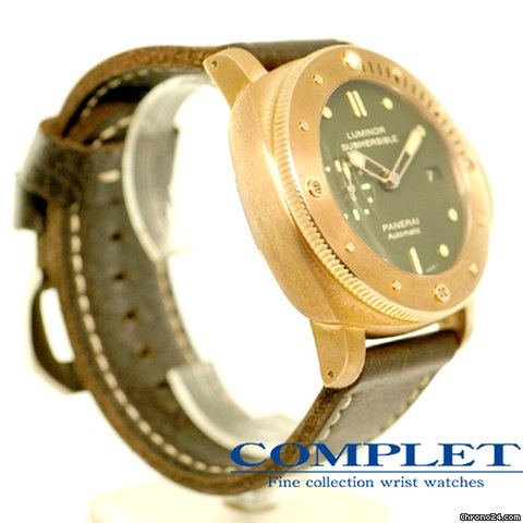replica Panerai ON HOLD Luminr Submersible 3Days "BRONZO" PAM382 WATCHES 1