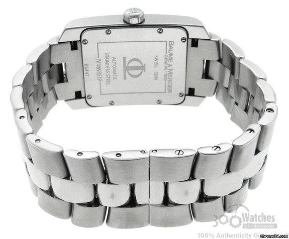 replica Baume & Mercier Men's & XL Hampton Milleis Stainless Steel Automatic Date Watch WATCHES 1 