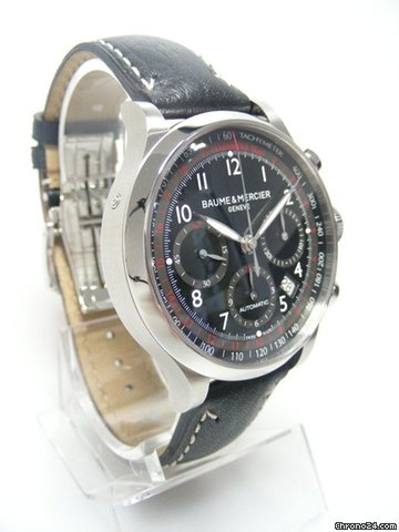 replica Baume & Mercier Capeland chronographe steel/acier cadran noir/black dial WATCHES 1