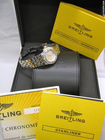 Breitling Starliner Gold Stahl Diamanten B71340 WATCHES 2