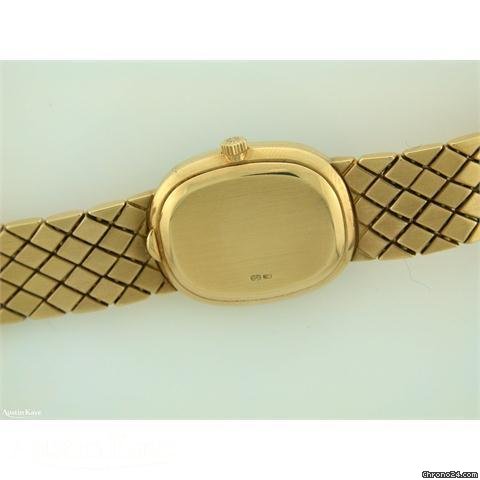 Patek Philippe Ellipse 18ct manual on bracelet WATCHES 2