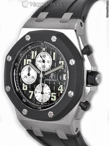 Audemars Piguet (AP) Offshore Rubber Clad Chronograph - 44mm Stainless Steel & Rubber Coated Bezel - 25940SK.OO.D002CA.01.A WATCHES 2