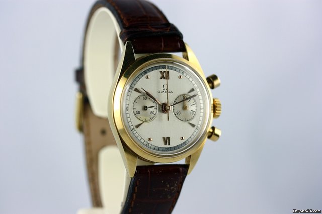 Omega Chronograph 18K Handaufzug 50er Jahre WATCHES 2
