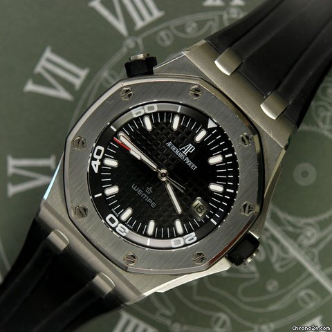 replica Audemars Piguet ROYAL OAK OFFSHORE SCUBA WEMPE 15340ST 2006 WATCHES 1