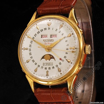 replica JeanRichard De Luxe Datora triple calendar moonphase WATCHES 1