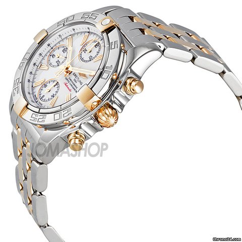 Breitling Galactic Chronograph Automatic White Dial Two-tone Mens Watch B13358L2-A700TT WATCHES 2