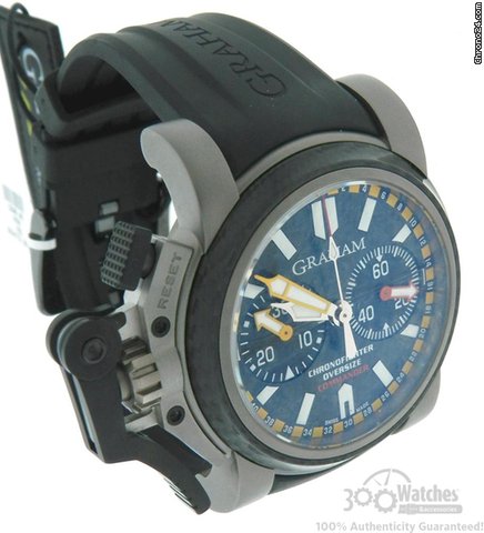 Graham Chronofighter Oversize Commander Carbon Fiber Titanium Watch WATCHES 2