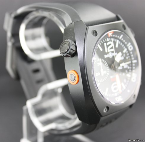 Bell & Ross Carbon Marine Collection Chronograph all black divers watch WATCHES 2