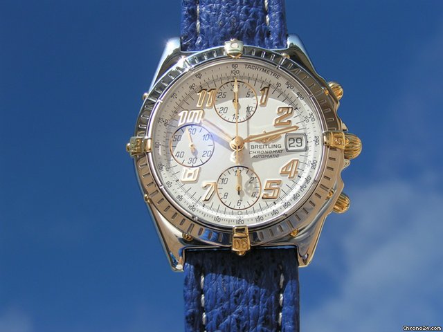 replica Breitling Chronomat Vitesse weisses ZB STAHL/GOLD WATCHES 1