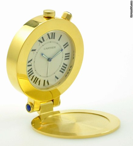 replica Cartier Pendulette Wecker vergoldet Tischuhr WATCHES 1