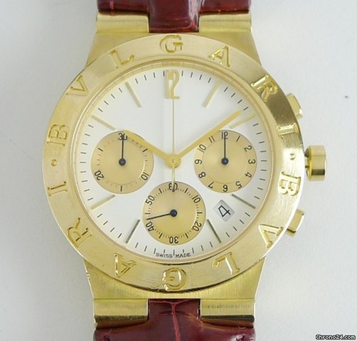 Bulgari Diagono Professional Chronograph 18kt. GOLD CH35G WATCHES 2