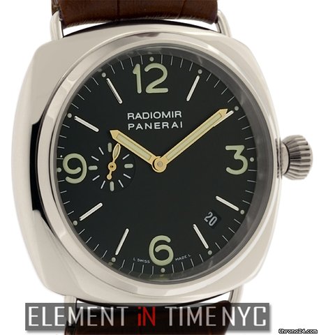 Panerai Radiomir 18k White Gold Black Dial 40mm PAM 62 WATCHES 2