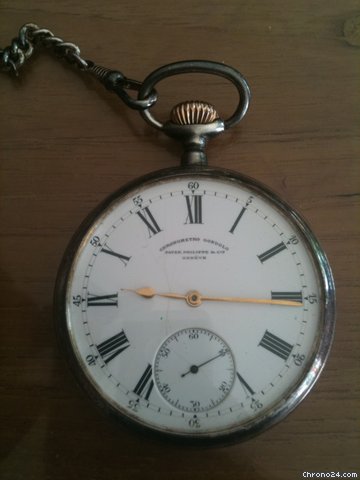 replica Patek Philippe Chronometro Gondolo Silver pocketwatch WATCHES 1 