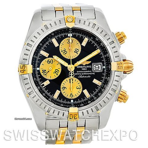 Breitling Chronomat Steel 18k Gold Watch WATCHES 2