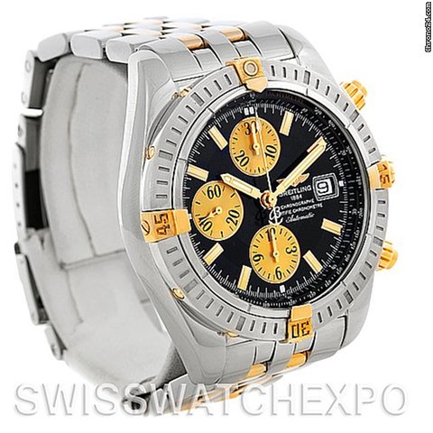 replica Breitling Chronomat Steel 18k Gold Watch WATCHES 1