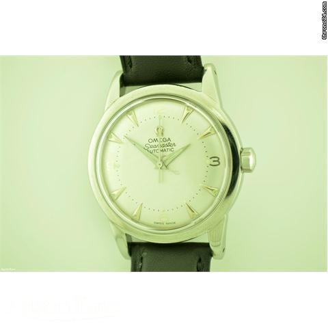 replica Omega Seamaster steel automatic bumper on strap WATCHES 1