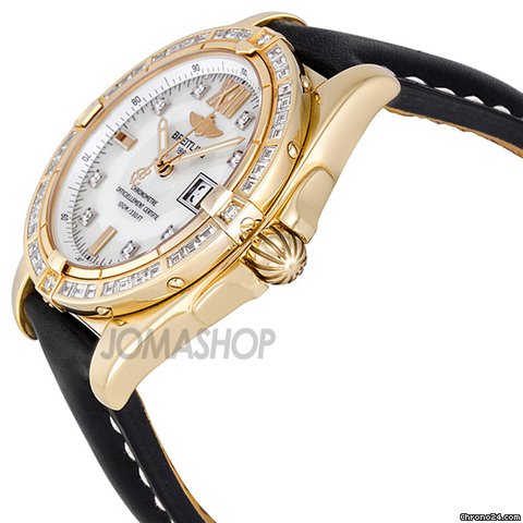 Breitling Cockpit Lady Diamond 18k Gold and Steel Watch H4935079-A618BK WATCHES 2