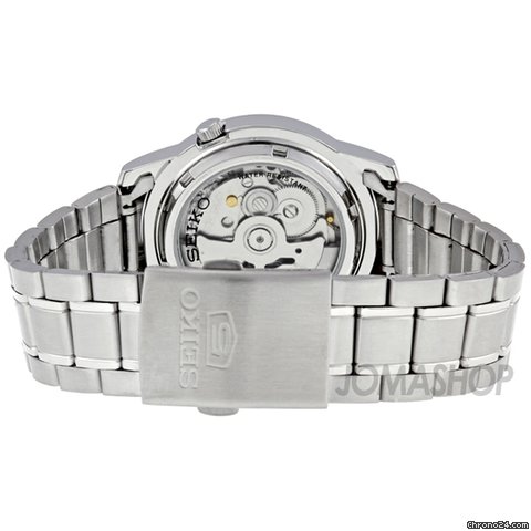 replica Seiko 5 Automatic Stainless Steel White Dial Mens Watch SNKK25 WATCHES 1