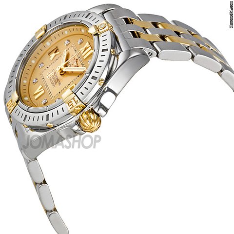Breitling Lady Cockpit Diamond Gold Dial Two-Tone Ladies Watch B7135612-H506TT WATCHES 2