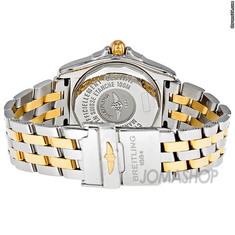 replica Breitling Lady Cockpit Diamond Gold Dial Two-Tone Ladies Watch B7135612-H506TT WATCHES 1