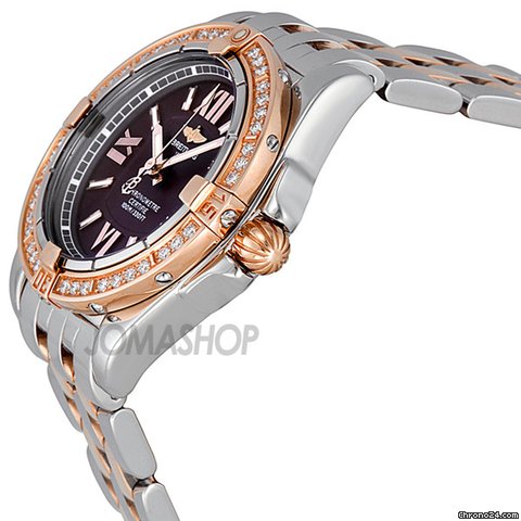 Breitling Lady Cockpit Diamond Rose Gold and Steel Ladies Watch C7135653-K519TT WATCHES 2