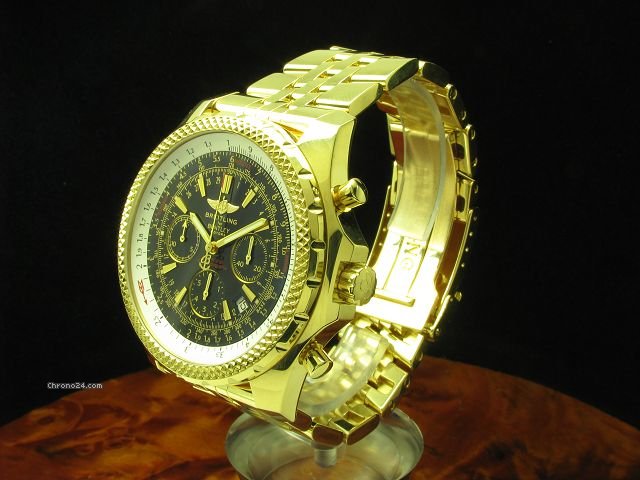 Breitling For Bentley Bentley Motors 18kt Gold Chronograph Inkl. Box & Papiere WATCHES 2