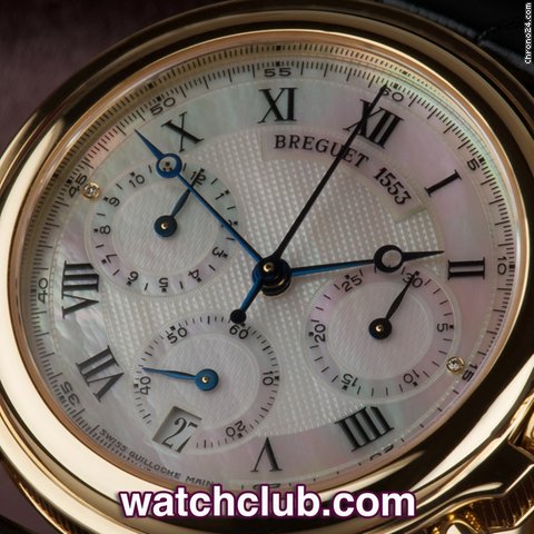 Breguet Marine Chronograph Medium Size - Yellow Gold WATCHES 2