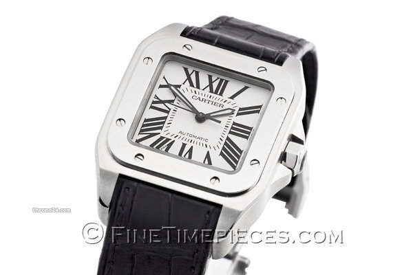 Cartier Santos 100 medium - W 20106 X 8 WATCHES 2