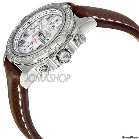Breitling Chrono Galactic Automatic Diamond Mens Watch A13358LA-A595BRLT WATCHES 2