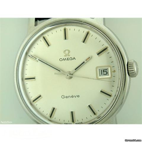Omega Geneve steel manual on strap WATCHES 2