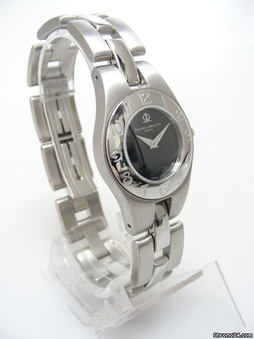 replica Baume & Mercier Linea full steel/complet acier cadran noir/black dial WATCHES 1
