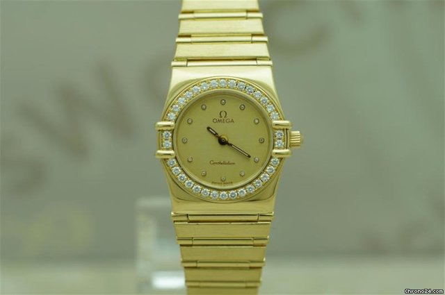 Omega Constellation Diamonds 18kt goud WATCHES 2