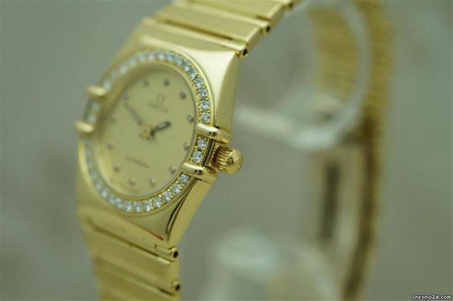 replica Omega Constellation Diamonds 18kt goud WATCHES 1