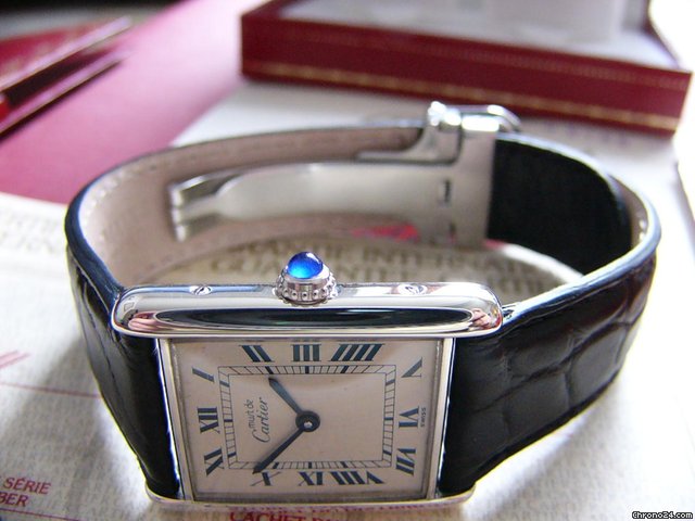 replica Cartier Tank Silber Unisex TOP mit Box und Papiere WATCHES 1
