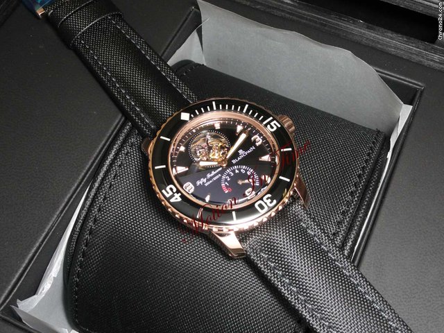 Blancpain FIFTY FATHOMS TOURBILLON ROSE GOLD POWER RESERVE 45mm WATCHES 2