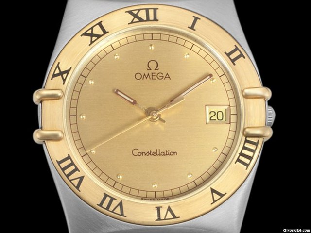 replica Omega Mens CONSTELLATION, Quartz, 35mm - Brushed Steel and Y WATCHES 1