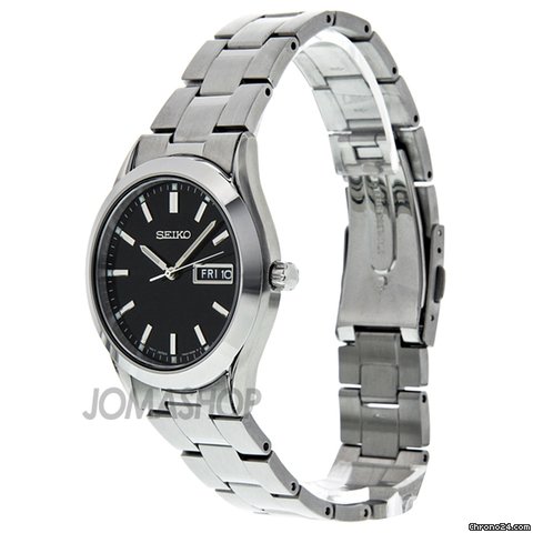 Seiko Black Dial Stainless Steel Dress Mens Watch SGGA25 WATCHES 2