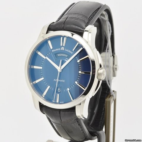 Maurice Lacroix Pontos Day - Date Blue WATCHES 2