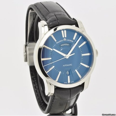 replica Maurice Lacroix Pontos Day - Date Blue WATCHES 1