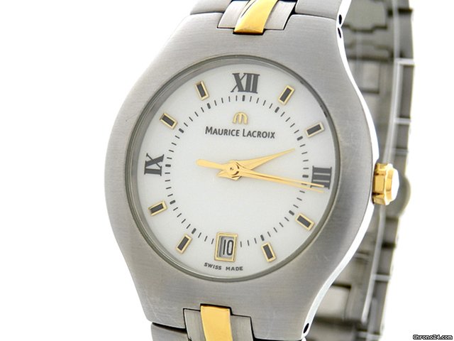 Maurice Lacroix Damenuhr Stahl & Gelbgold, Quarz WATCHES 2
