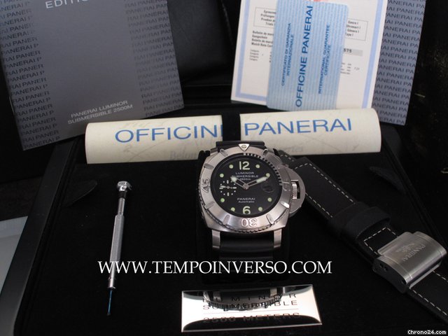 replica Panerai Luminor 1950 submersible 2500M full set PAM 285 K WATCHES 1