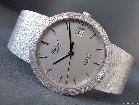 Chopard SUPERFLACH MIT WEI GOLDBAND WATCHES 2