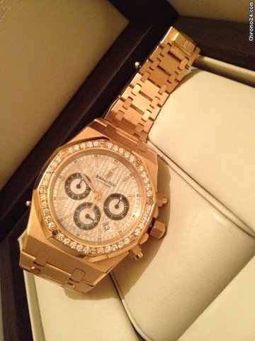 replica Audemars Piguet ROYAL OAK(KASPAROV) OR ROSE WATCHES 1