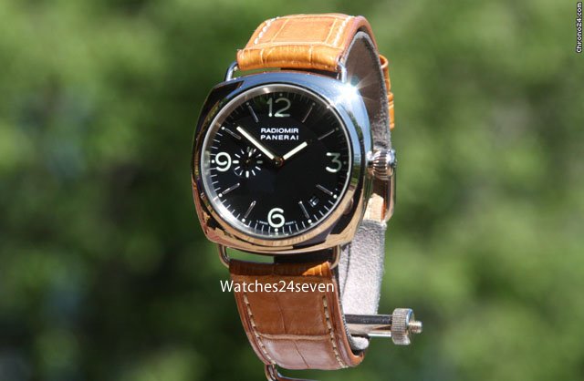 replica Panerai PAM 62 Radiomir White Gold Zenith El Primero Movement WATCHES 1