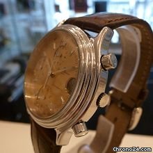 Baume & Mercier et baumatic 6103 chrono date pink dial WATCHES 2