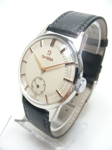 Omega Classique vintage steel/acier cadran silver dial WATCHES 2