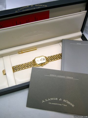 A. Lange & Sohne Lady Arkade 153.002 Gelbgold Gelbgoldband "Bracelet" WATCHES 2