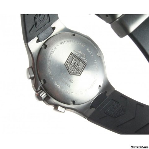 replica TAG Heuer Kirium Ti5 Herrenchronograph Titan Ref. CL 1180 FT6000 WATCHES 1