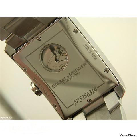 replica Baume & Mercier & Hampton steel automatic on bracelet WATCHES 1 